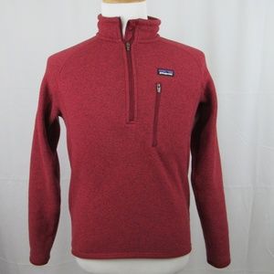 Patagonia orange pullover size S